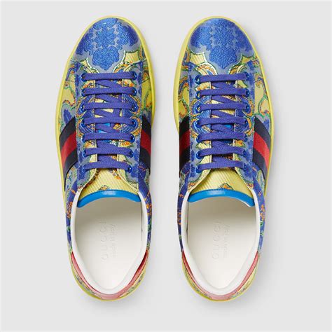 gucci floral sneakers replica|gucci ace floral print sneakers.